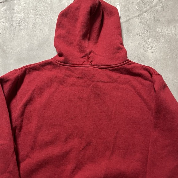 Alabama Crimson Tide Hoodie Sweatshirt Men Small Red Colosseum Pockets Spellout - Picture 10 of 11